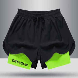 กางเกงออกกำลังกายขาสั้นสำหรับผู้ชายกางเกงขาสั้นสำหรับใส่วิ่งกางเกงออกกำลังกายขาสั้นสำหรับผู้ชายมาใหม่โลโก้ออกแบบได้ตามต้องการฤดูร้อน2022 - Product Image 3