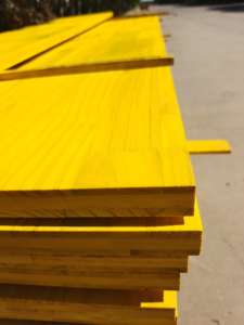 21mm & 27mm Waterproof 3-Ply Yellow Shuttering Panel E0 Core Panels with Thick Spruce Pine Fir for Villa <b>Formwork</b> - Product Image 3