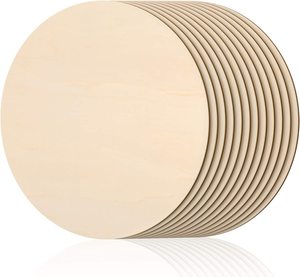 Cerchi <span class=keywords><strong>in</strong></span> <span class=keywords><strong>Legno</strong></span> Grezzo da 18 Pollici per Artigianato, Decorazioni da Parete, Pirografia e Pittura (3 Pezzi) - Ecologici e Lucidati - Product Image 1