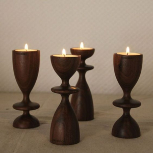 Portavelas de madera de diseño maravilloso, portavelas de madera de primera calidad a un precio asequible de fabricantes y exportadores - Product Image 2