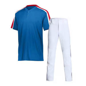 Uniforme de béisbol de material de poliéster de alta calidad, uniforme de béisbol de precio barato de peso ligero personalizado para Unisex - Product Image 3