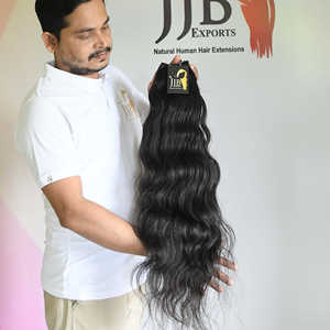 ผมตรงสำหรับต่อผมมนุษย์ผมคนแท้จากอินเดีย - Product Image 2