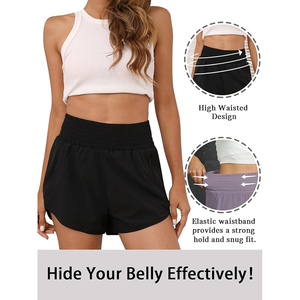 Breathable Cotton <b>Shorts</b> for Women Basic Comfort Pattern Customizable High Quality Woman <b>Shorts</b> New Design Side <b>Pockets</b> - Product Image 4