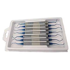 Surtechs Dental Gracey Curetas Juego de 7 Curetas Periodontales Instrumentos quirúrgicos dentales de acero inoxidable de alta calidad - Product Image 5