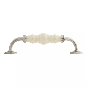 Poignée de meuble classique en métal avec centre en marbre, élégante et durable, pour cuisine, armoire, tiroir, meubles - Product Image 3