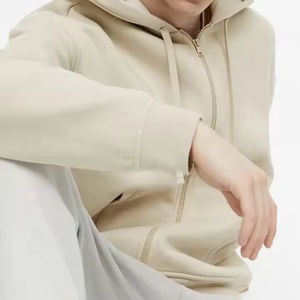 Sweat à capuche zippé à épaules tombantes pour hommes, sweat à capuche lourd, dernière conception, style street wear, sweat à capuche zippé pour homme - Product Image 6