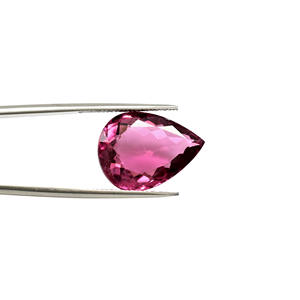 13.82กะรัต IGI ได้รับการรับรอง Rubellite ลูกแพร์ตัดเหลี่ยมเพชรพลอยหลวม19x14มม. สำหรับการทำเครื่องประดับจี้ขายส่ง - Product Image 1