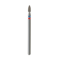 Fraise à ongles professionnelle en diamant de 2,5 mm, grain bleu + rouge, pour manucure, pédicure et outils de cuticules, vente en gros