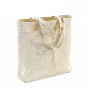 Sac fourre-tout en nylon personnalisé de 10 oz avec poignées écologiques, logo vierge imprimé, motif lettres tendance, pour usage extérieur quatre saisons - Product Image 3