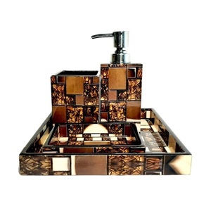 Durable and Reliable Bathroom Accessories High Demanding Resin Bathroom Set Pack of 4 with Premium Quality Essential for Home - Product Image 4