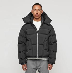 Manteau matelassé inspiré des créateurs en vrac Vestes matelassées à capuche détachables pour hommes - Product Image 5