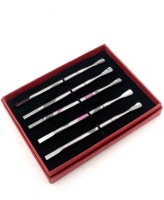 Pousse-ongles en acier inoxydable de haute qualité, instrument de beauté imperméable pour le soin du visage, finition argentée, pour usage domestique, nouvelle arrivée