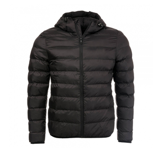 Chaqueta Acolchada Personalizada Unisex de Alta Calidad, Resistente al Viento, Cálida y Gruesa para Invierno, con Cuello Alto y Relleno de Algodón, con Capucha Frontal - Product Image 4