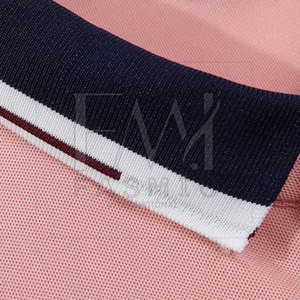Último estilo de Otoño de manga larga para hombres para camisetas de Polo 100% tela de lona suave logotipo impreso personalizado patrón sólido para Polo - Product Image 3