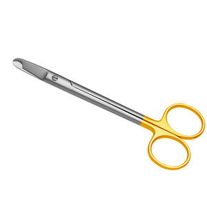Meilleure qualité de ciseaux chirurgicaux demi-or en acier inoxydable ciseaux de coupe de suture chirurgicale pour salle de chirurgie - Product Image 1