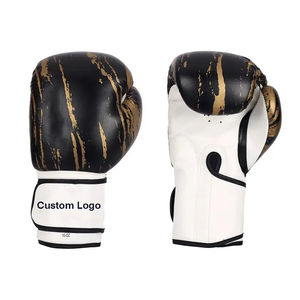 Gants de boxe professionnels 8oz gants de boxe en cuir PU des fabricants personnalisés pour équipement d'entraînement sportif gants de boxe - Product Image 3