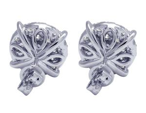 ต่างหูแบบคลาสสิกทำจากทองคำ10K พร้อมเพชรสำหรับปลูกในห้องทดลองคุณภาพสูงสำหรับเครื่องประดับผู้หญิง - Product Image 4