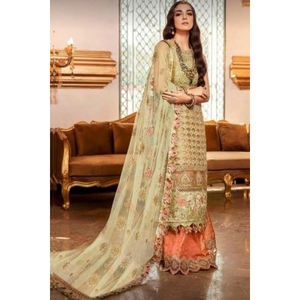 2023 Eid non cousu 03 pièces Anaya luxe festif pelouse Collection pakistanaise marque Ssumaira robe pour adultes dames Salwar Kameez - Product Image 1