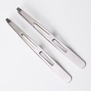 Pinzas de Acero Inoxidable para Cejas, Pestañas Postizas y Barba, Pinza Diagonal - Product Image 6