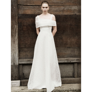 Bon choix robe d'été pour femmes DESI robe à épaules dénudées 72% Viscose 28% Polyester tendance vêtements pour femmes Logo personnalisé - Product Image 1