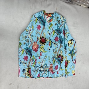 Chaquetas de algodón kantha DE LA India, chaquetas de invierno de algodón para mujer, chaquetas de trabajo kantha DE LA India, chaqueta estampada de la India, chaqueta Bohemia - Product Image 4