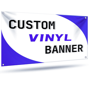 Durable PVC Vinyl Custom Printed Promotional Flags & Banners for Event Displays and Outdoor Advertising