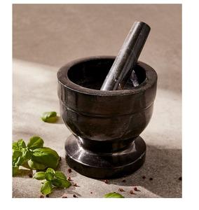 Artesanías de calidad más vendidas, molinillo de mármol rosa y trituradora, mortero para juego de utensilios de cocina, 10x10 cm - Product Image 4