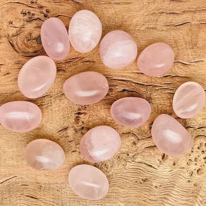 Quartz rose naturel personnalisé en gros dégringolé pierre précieuse en vrac taille et forme disponibles matériel de quartz - Product Image 3
