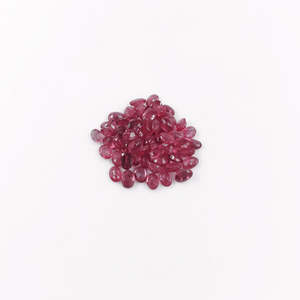 Rubis naturels de Bangkok, ovales calibrés 3x5mm 4x6mm, qualité supérieure, pierres précieuses en vrac, taille brillant, teinte rouge rose, traitement thermique - Product Image 3