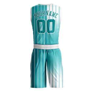 Maßgeschneiderte Basketball-Trikots aus atmungsaktivem Polyestergewebe für Komfort bei intensiven Spielen - Product Image 4