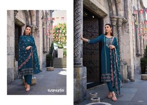 Nouvel arrivage spécial tenue de festival haute sur demande meilleur costume Salwar en organza doux et Dupatta avec broderie à prix réduit - Product Image 5