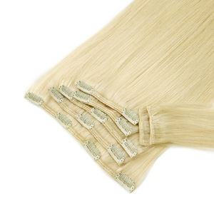 KSWIGS Extensiones de Cabello Liso Inyectado Sin Costuras de Doble Trama 100% Virgen Remy Chino con Clip Invisible al por Mayor de Moda - Product Image 4