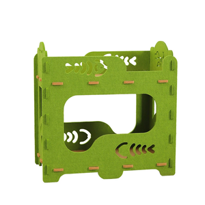 Lit pour chat en feutre acoustique durable - Insonorisé, salon, design mignon avec empreintes de pattes, appartements pour plusieurs chats, options personnalisables - Product Image 1