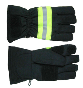 Gants résistants au feu en coton FR ignifuges certifiés CE pour le sauvetage des pompiers avec taille personnalisée - Product Image 1