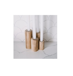 Bougeoir en bois au design admirable bougeoir de forme personnalisée en bois naturel de la meilleure qualité de fabricants et de fournisseurs - Product Image 1