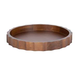 Plato de madera para servir de uso multiusos, bandeja hecha a mano para el desayuno, café, té, aperitivos, comida, mesa para servir, mostrador, bandeja para servir - Product Image 3