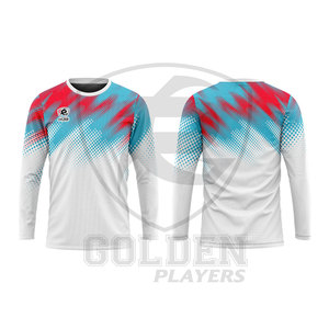 เสื้อยืดแขนยาวของผู้ชายผ้าฝ้าย100% ปักโพลีเอสเตอร์เสื้อยืดฟิตเนสขนาดใหญ่พิเศษแห้งเร็ว - Product Image 5