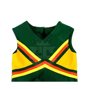 ชุดยูนิฟอร์มเชียร์ลีดเดอร์ของผู้หญิงผ้าสแปนเด็กซ์/ โพลีเอสเตอร์แห้งเร็วขนาดและสีปรับแต่งได้ - Product Image 5