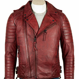 Top Design 100% Veste d'hiver à manches longues et à col montant en cuir de haute qualité pour hommes Design personnalisé disponible à un prix raisonnable - Product Image 1