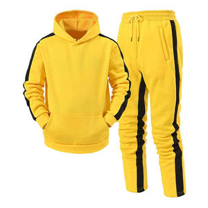 Ropa deportiva de invierno para hombre, jersey con capucha, ropa de gimnasio, chándales de entrenamiento en caliente, logotipo frontal, patrón sólido, ropa para correr de invierno - Product Image 1
