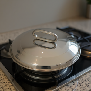 Tapa de Olla de Acero Inoxidable DUNE Cromado Pulido 309 de 16 cm para Piezas de Utensilios de Cocina Metalsomma - Product Image 3