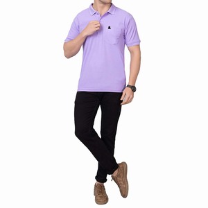Camiseta de Manga Corta con Bolsillo Delantero Personalizado OEM 2026 para Hombre Casual, Tejido de Jersey de Fibra de Bambú, Cierre de Botones, Transpirable y de Secado Rápido - Product Image 1