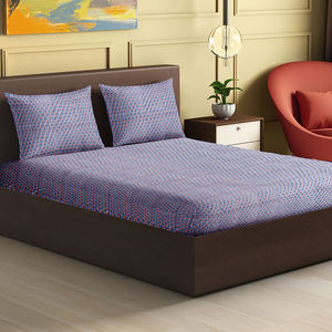 Couette Réversible en Voile 100% Coton Fait Main Rouge Marin Automne, Écologique Toutes Saisons, 92' x 88', avec Matelassage Polyester - Product Image 2