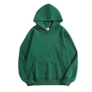 100% poliéster personalizado al por mayor de alta calidad 500 Gsm algodón polar pulóver Sudadera con capucha de gran tamaño en blanco Sudadera con capucha para parejas - Product Image 4