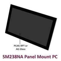 PC Panel Mount Industri 21.5" 1920x1080 Layar Sentuh IP67 Tahan Air Penyimpanan SSD+HDD CPU Intel RAM 8GB/16GB/32GB Garansi 1 Tahun