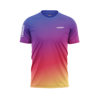 Camisetas Deportivas Unisex Personalizadas OEM ODM de Spandex/Poliéster, Conjuntos de Camisetas sin Costuras con Elasticidad en Cuatro Direcciones, Transpirables, con Impresión por Sublimación