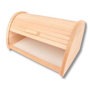 Beech <b>Wood</b> Modern <b>Bread</b> Box 40x25x20 cm 5 Colour Options Minimalist Wooden <b>Bread</b> <b>Bin</b> Wholesale Custom Logo - Product Image 4