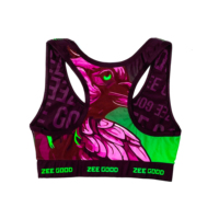 Conjunto de sujetador deportivo de yoga para mujer, talla única, personalizado, económico, de manga larga, conjunto de 2 piezas con pantalones cortos.