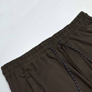 Pantalon de survêtement pour homme, style motard, jambe droite élastique, polaire léger, respirant, confortable, séchage rapide, style urbain, délavé - Product Image 5