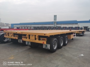 Semirremolque de Plataforma Plana de 40 pies y 3 Ejes para Transporte Pesado, en Oferta - Product Image 3
